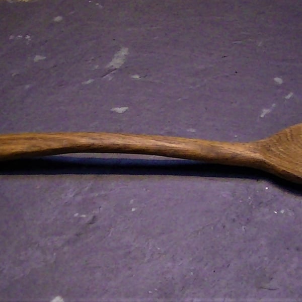 Oak wood hand carved wooden spoon