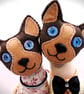 "Hugging Siamese Cats" Shelf Sitters - Image 2