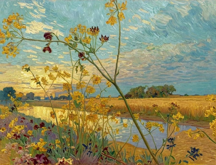 Well Creek Norfolk Greeting Card A5