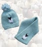 Knitting Pattern - Chunky Sheep Hat and Scarf (digital pattern) - Image 6