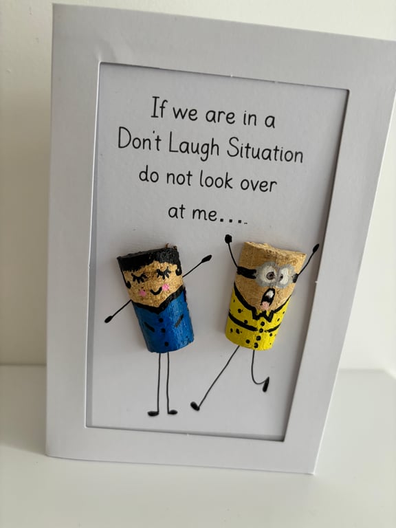 Cork character birthday card 