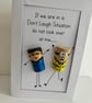 Cork character birthday card 