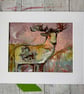 Original Artwork Stag Painting 01