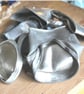 Handmade Recycled Pewter Otter Necklace: Swimming River Animal, Otter Sculpture  - Image 8