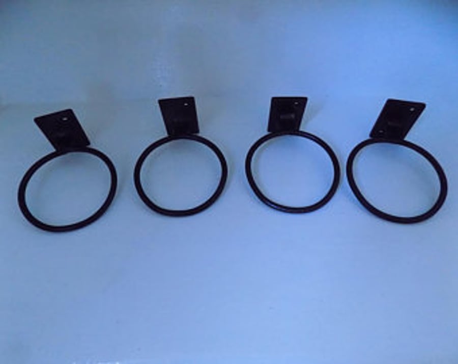 Plant Pot Rings ............Wrought Iron(Forged Steel)Hand Crafted Free Fittings