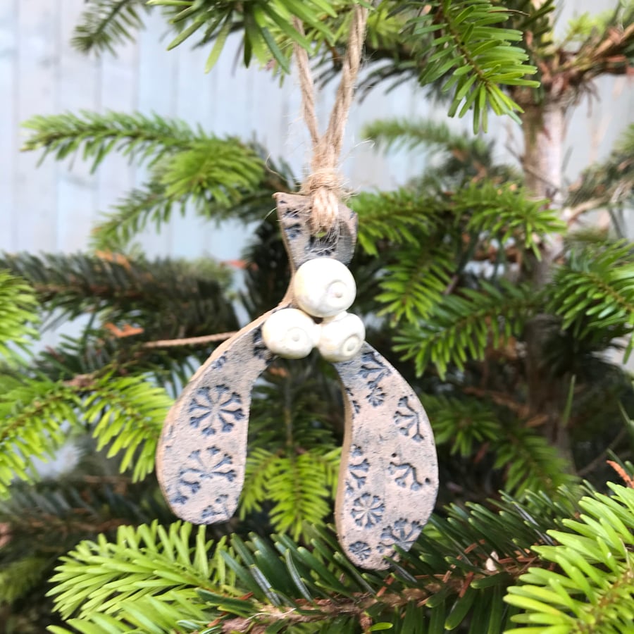 Mistletoe Christmas tree decoration 