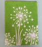 Hand-Printed Allium Linocut Card 