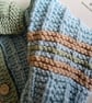 Designer Hand Knitted Baby Boys Cardigan Size 3-9 months size - Image 5