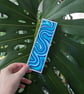 Handmade Blue Swirl Bookmark - Image 3