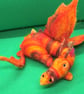 Needle Felted Dragon Handcrafted Sculpture - Image 3