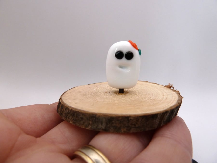 small glass ghost gift, halloween