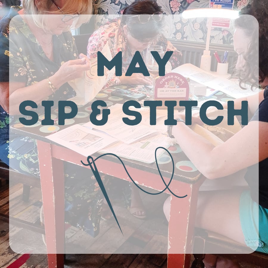 Sip & Stitch MAY – Creative Workshop at Granello Lounge