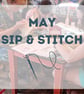 Sip & Stitch MAY – Creative Workshop at Granello Lounge