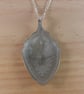 Upcycled Silver Plated Flower Jam Spoon Necklace (SPN102505)