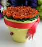 Poppy Flower Pot Decoration. - Image 2