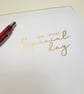 Luxury Wedding Card - Featuring White Doves and foiled Acetate - Image 9