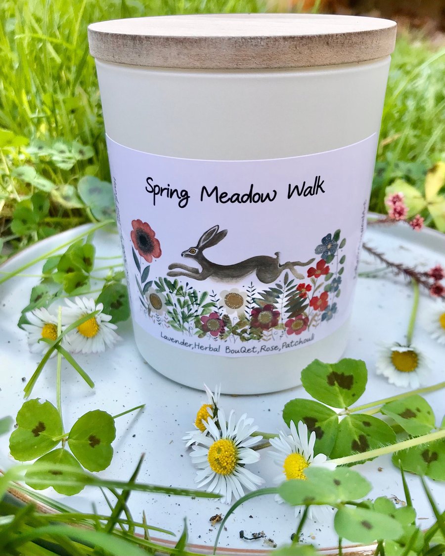 Spring Meadow Walk Scented Candle, Beautiful Scented Candles,Scented candles