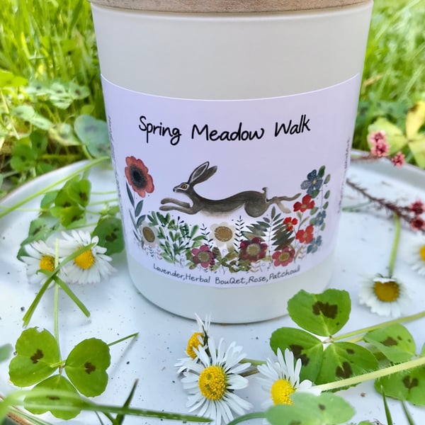 Spring Meadow Walk Scented Candle, Beautiful Scented Candles,Scented candles