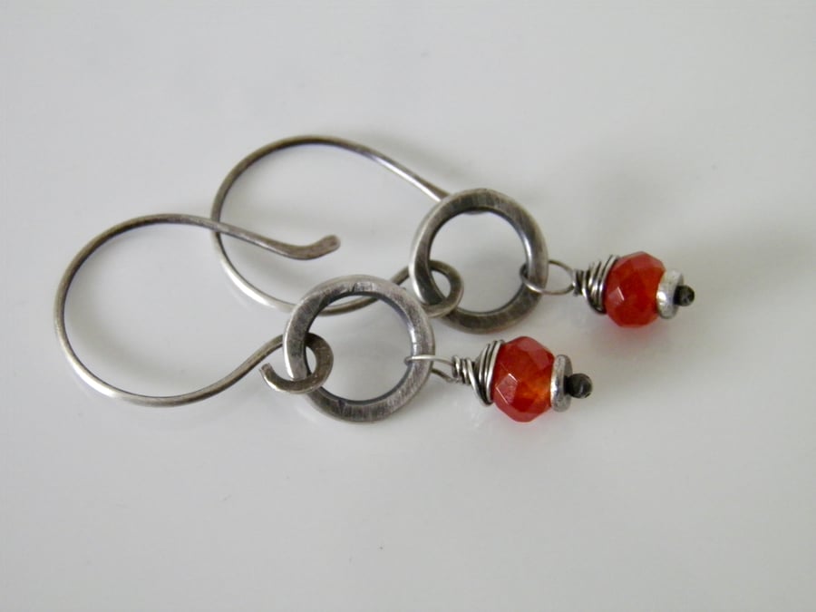 Carnelian Gemstone Earrings