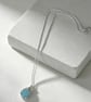 Simple and Elegant Wire Wrapped Herringbone Style Pendant Necklace