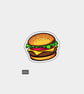 Funny Vinyl Sticker For Adults - Burger