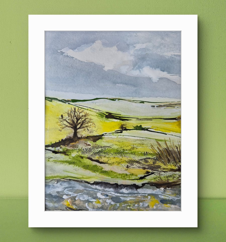 "On the lookout"  an original landscape