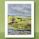 "On the lookout"  an original landscape