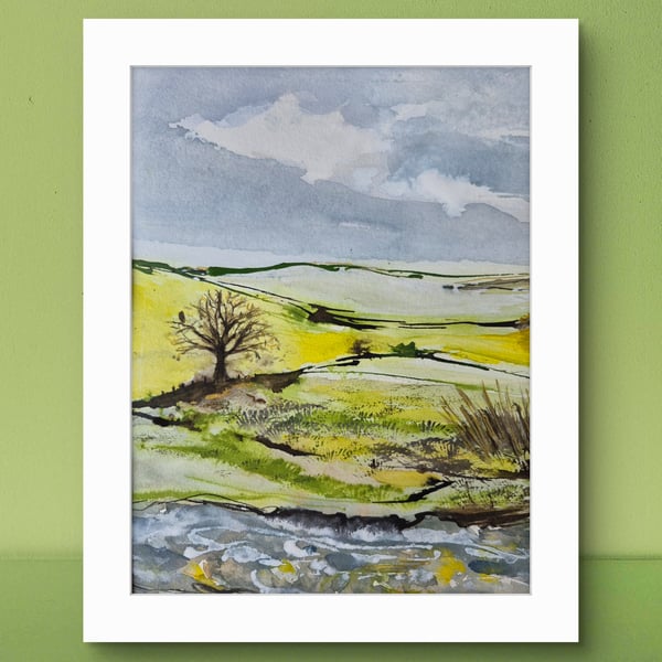 "On the lookout"  an original landscape