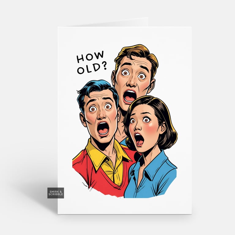Unique Funny Birthday Card For Him Or Her 