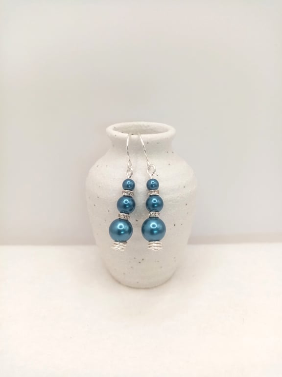 Pearl Earrings, Customise, Gifts for her, Christmas