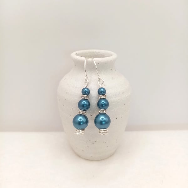 Pearl Earrings, Customise, Gifts for her, Christmas