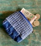 Handmade Fabric Coin Purse, Small  Zipper Pouch  - Image 3