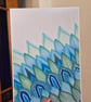 Zentangle A4 Unframed Art Print - Peacock