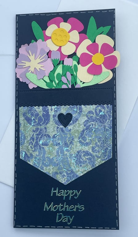 A pocket full of posies Mother's Day card