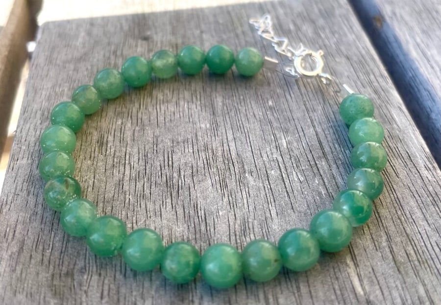 Aventurine Beaded Bracelet
