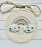Personalised Name Embroidery Hoop, New Baby Gift, Birthday Gift, 4" Hoop