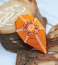 Fishtail Pendant in Orange and Peach - Image 4