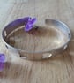 Silver heart bangle - Image 5