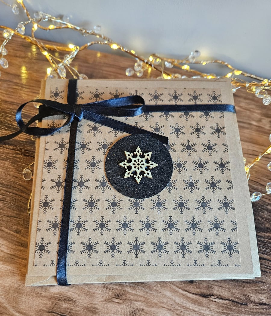 Rustic Handcrafted Christmas Cards 