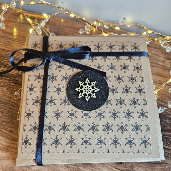 Rustic Handcrafted Christmas Cards 