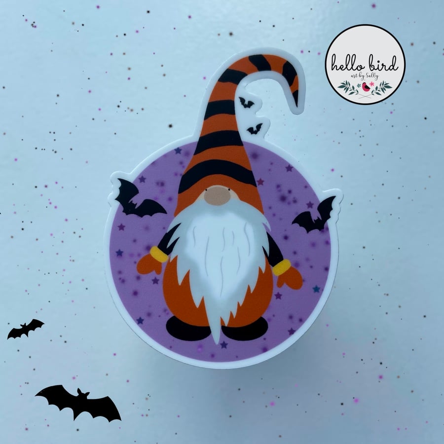 Cute Halloween Gonk Sticker - Vinyl Gonk Sticker