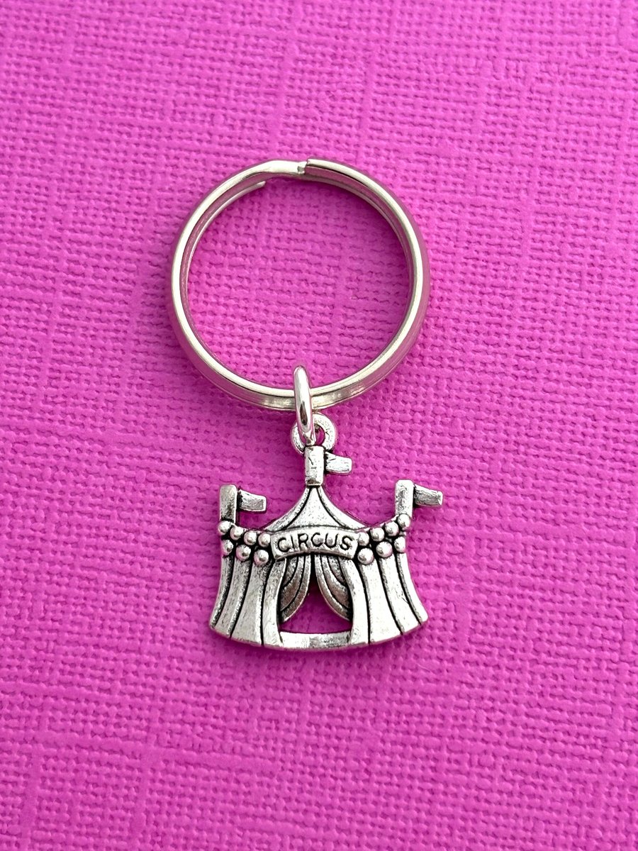 Circus Tent Keychain
