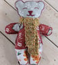 Handmade Fabric Bear 