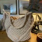 Cream Crochet Handbag