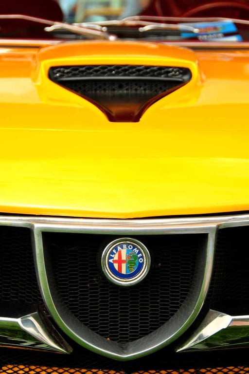 Alfa Romeo Montreal Classic Sports Car Photograph Print