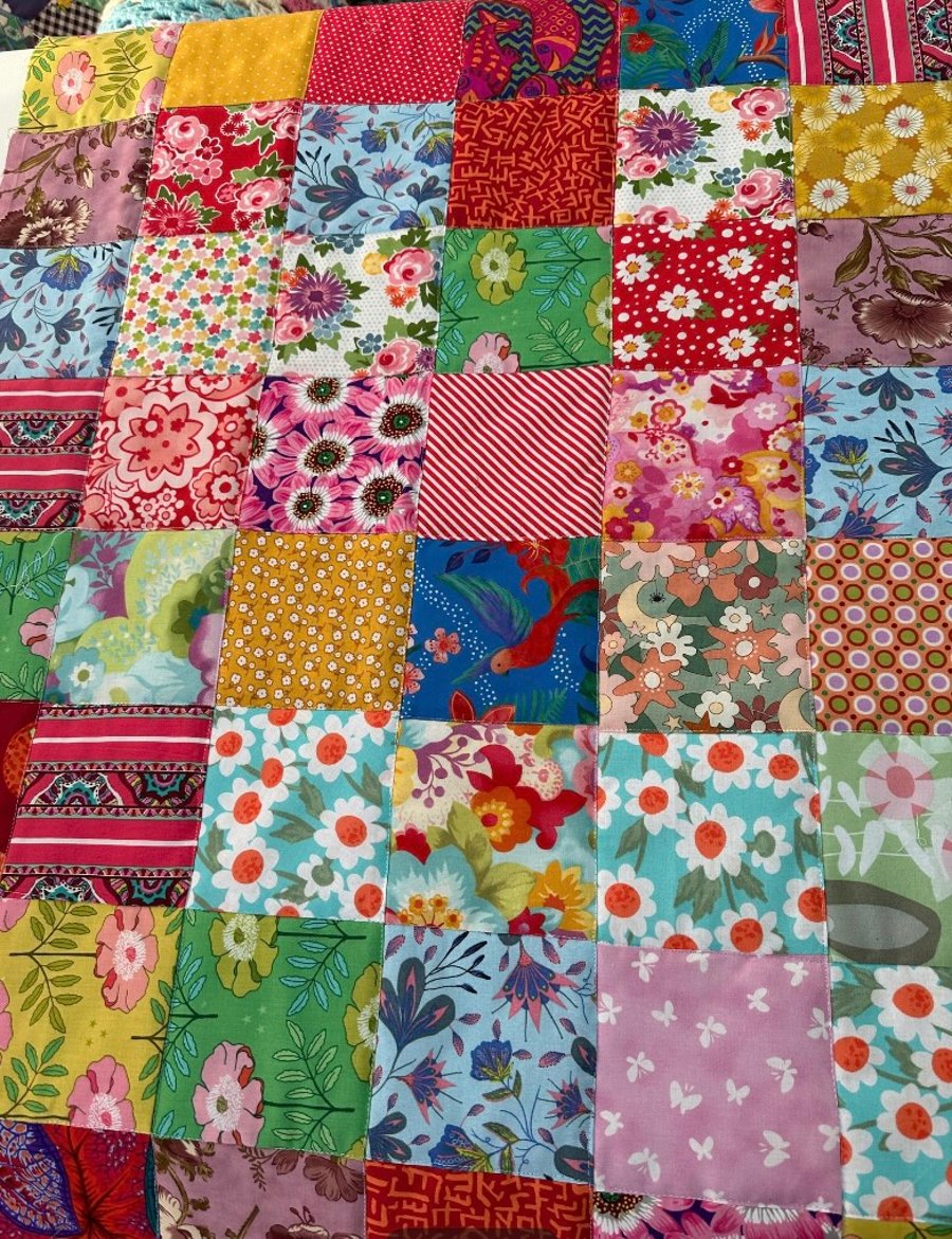 Patchwork Quilt, Bedding, Throw, Bedspread
