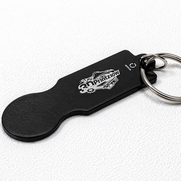 Custom Trolley Coin Keyring – 3D Printed, Handmade, Made to Order