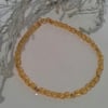  Yellow Crystal Gold Vermeil Skinny Stacker Bracelet