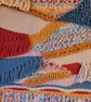 Hand woven wall hanging - abstract in mixed colours - Image 3