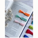 Bookmark,Set of 3 Macrame Magnetic Bookmark, Handmade bookmark